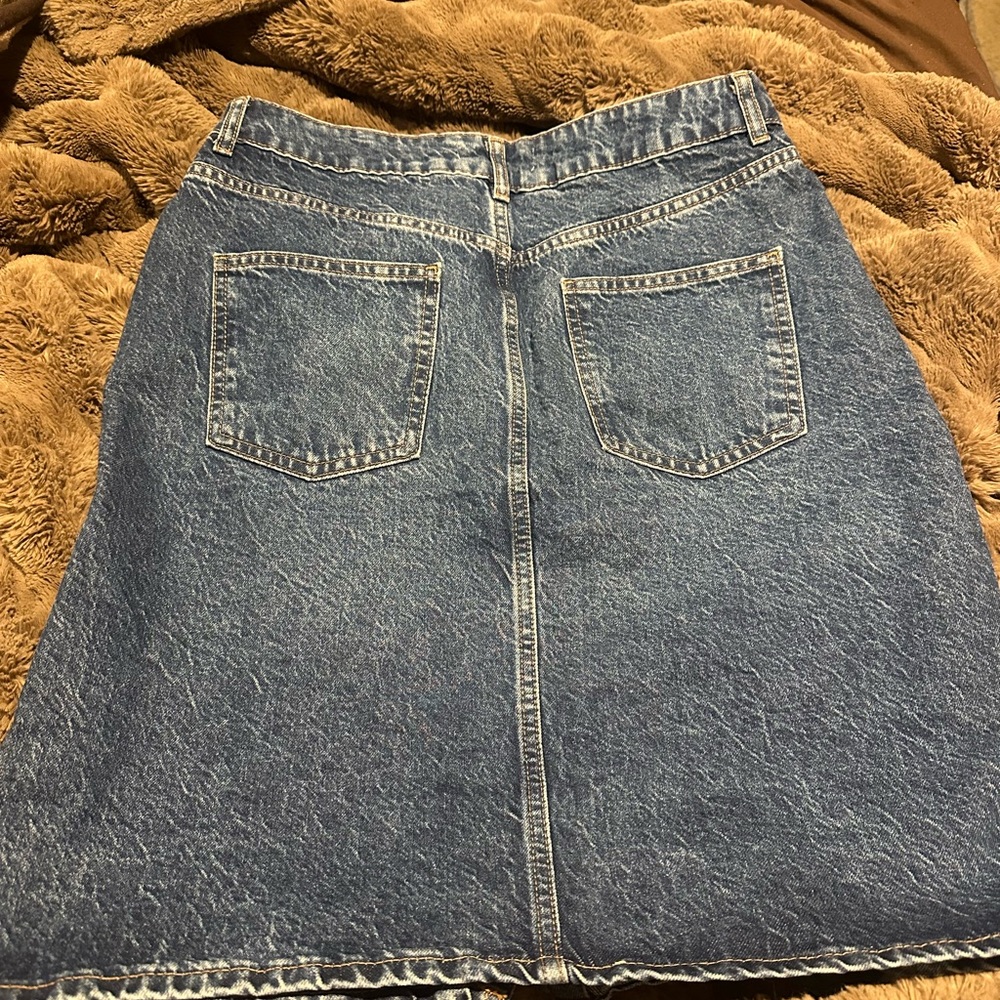 Denim&Co Blue Denim Skirt - Picture 6 of 8
